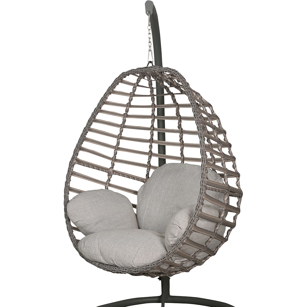 Leagan gradina OUTDOOR, metal, 116 x 108 x 198 cm, gri