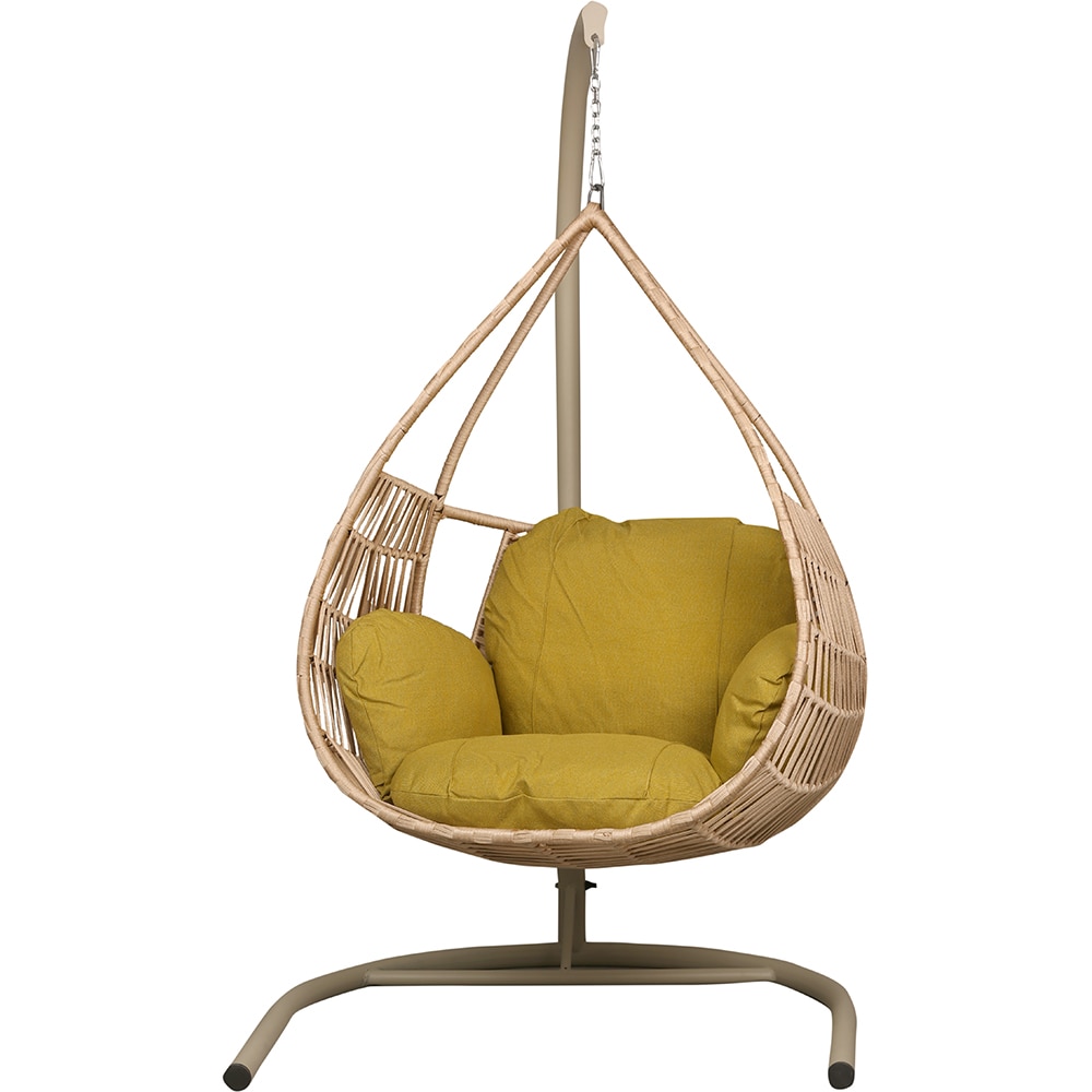 Leagan gradina OUTDOOR, metal, 116 x 108 x 198 cm, crem