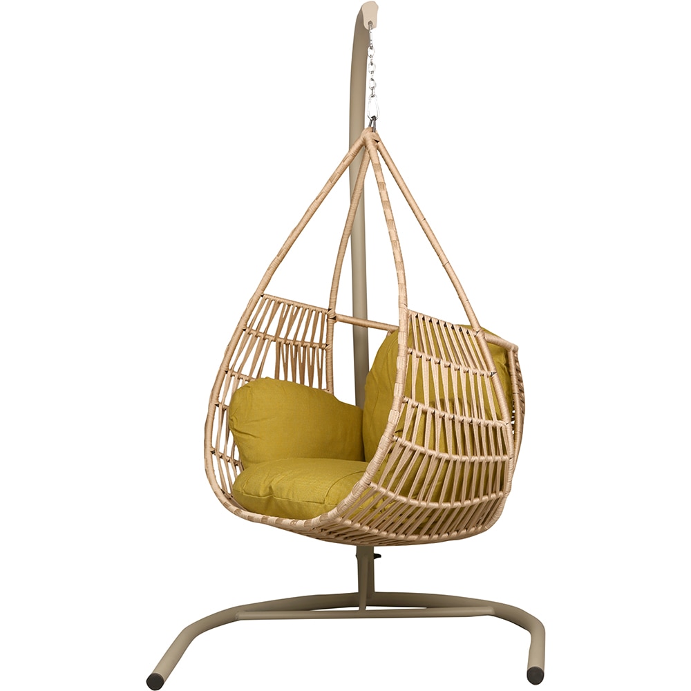 Leagan gradina OUTDOOR, metal, 116 x 108 x 198 cm, crem