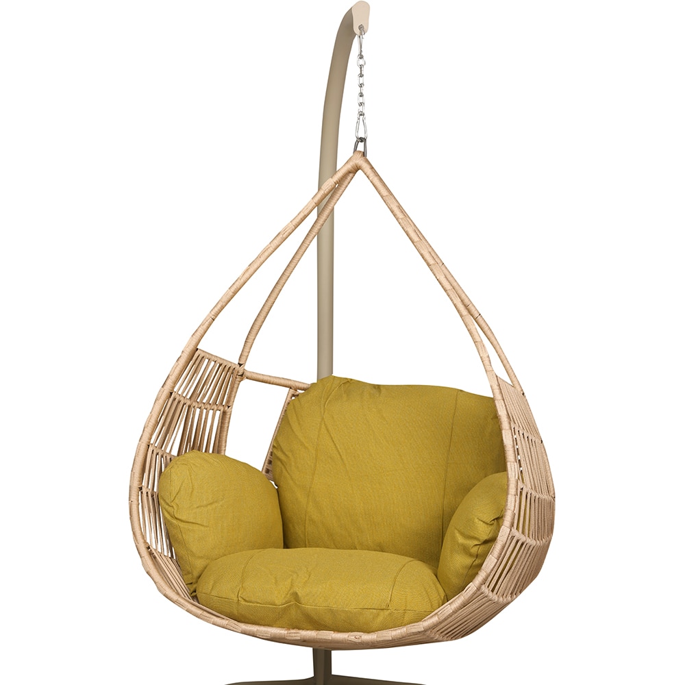 Leagan gradina OUTDOOR, metal, 116 x 108 x 198 cm, crem