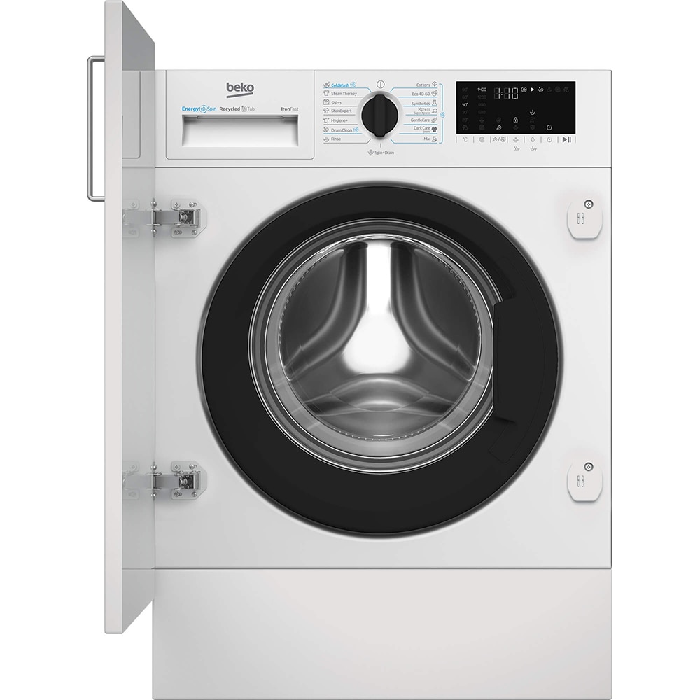 Masina de spalat rufe incorporabila BEKO B3WBT691415W, SteamCure, 9 kg, 1400rpm, Clasa A, alb