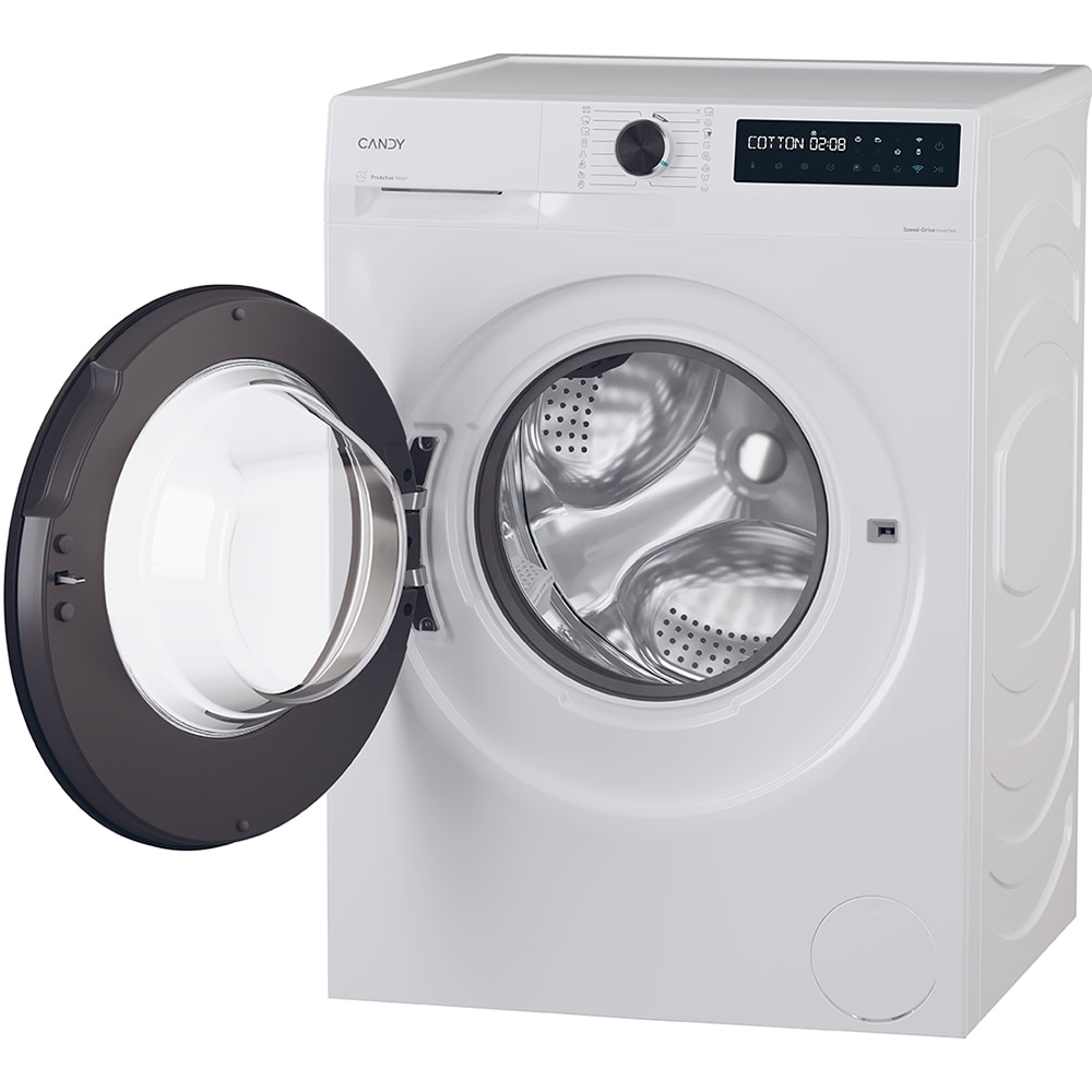 Masina de spalat rufe frontala CANDY ProWash 500 BR 48B6-S, Steam, 8 kg, 1400rpm, Clasa A, Wi-Fi, alb