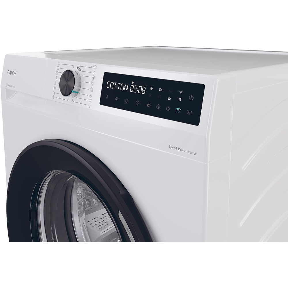 Masina de spalat rufe frontala CANDY ProWash 500 BR 48B6-S, Steam, 8 kg, 1400rpm, Clasa A, Wi-Fi, alb
