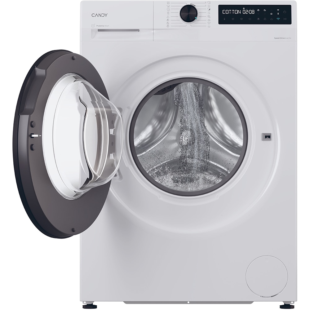 Masina de spalat rufe frontala CANDY ProWash 500 BR 48B6-S, Steam, 8 kg, 1400rpm, Clasa A, Wi-Fi, alb