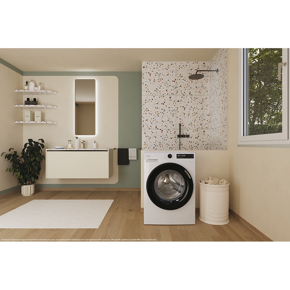 Masina de spalat rufe frontala CANDY ProWash 500 BR 49SBL8-S, Steam, 9 kg, 1400rpm, Clasa A, Wi-Fi, alb