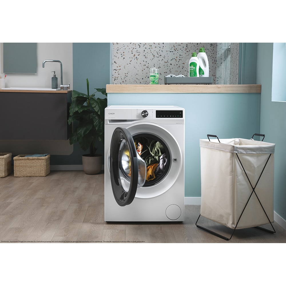 Masina de spalat rufe frontala CANDY ProWash 500 BR 49SBL8-S, Steam, 9 kg, 1400rpm, Clasa A, Wi-Fi, alb