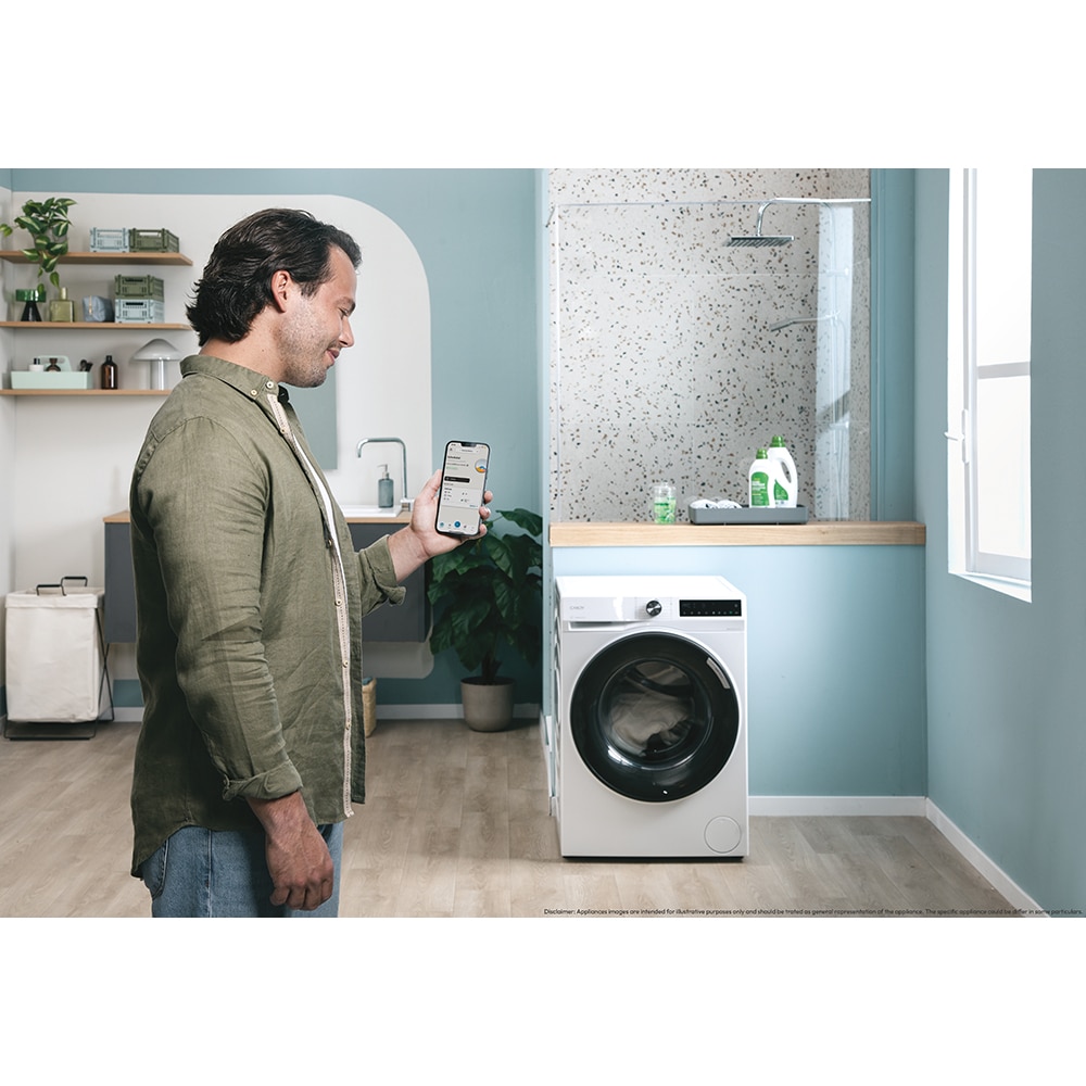 Masina de spalat rufe frontala CANDY ProWash 500 BR 49SBL8-S, Steam, 9 kg, 1400rpm, Clasa A, Wi-Fi, alb