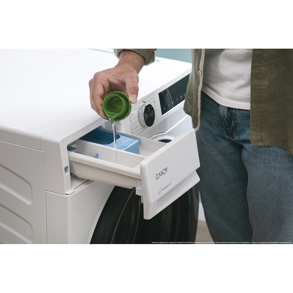 Masina de spalat rufe frontala CANDY ProWash 500 BR 49SBL8-S, Steam, 9 kg, 1400rpm, Clasa A, Wi-Fi, alb