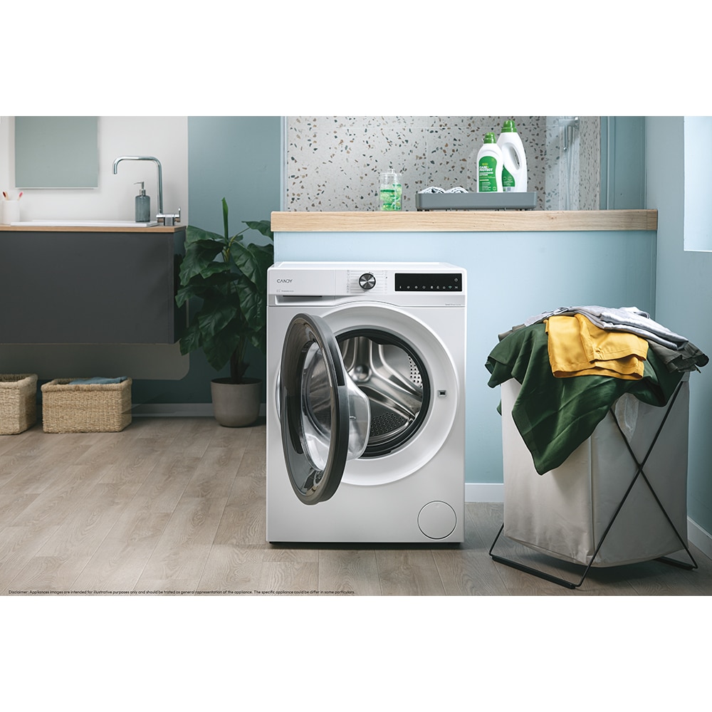 Masina de spalat rufe frontala CANDY ProWash 500 BR 49SBL8-S, Steam, 9 kg, 1400rpm, Clasa A, Wi-Fi, alb