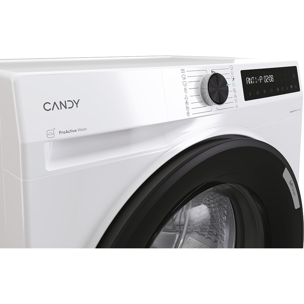 Masina de spalat rufe frontala CANDY ProWash 500 BR 49SBL8-S, Steam, 9 kg, 1400rpm, Clasa A, Wi-Fi, alb