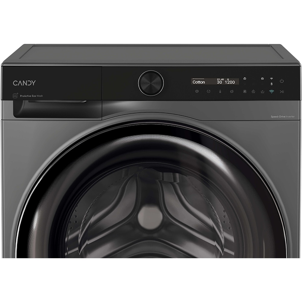 Masina de spalat rufe frontala CANDY ProWash 700 BS 49SB8G-S, Steam, 9 kg, 1400rpm, Clasa A, Wi-Fi, antracit