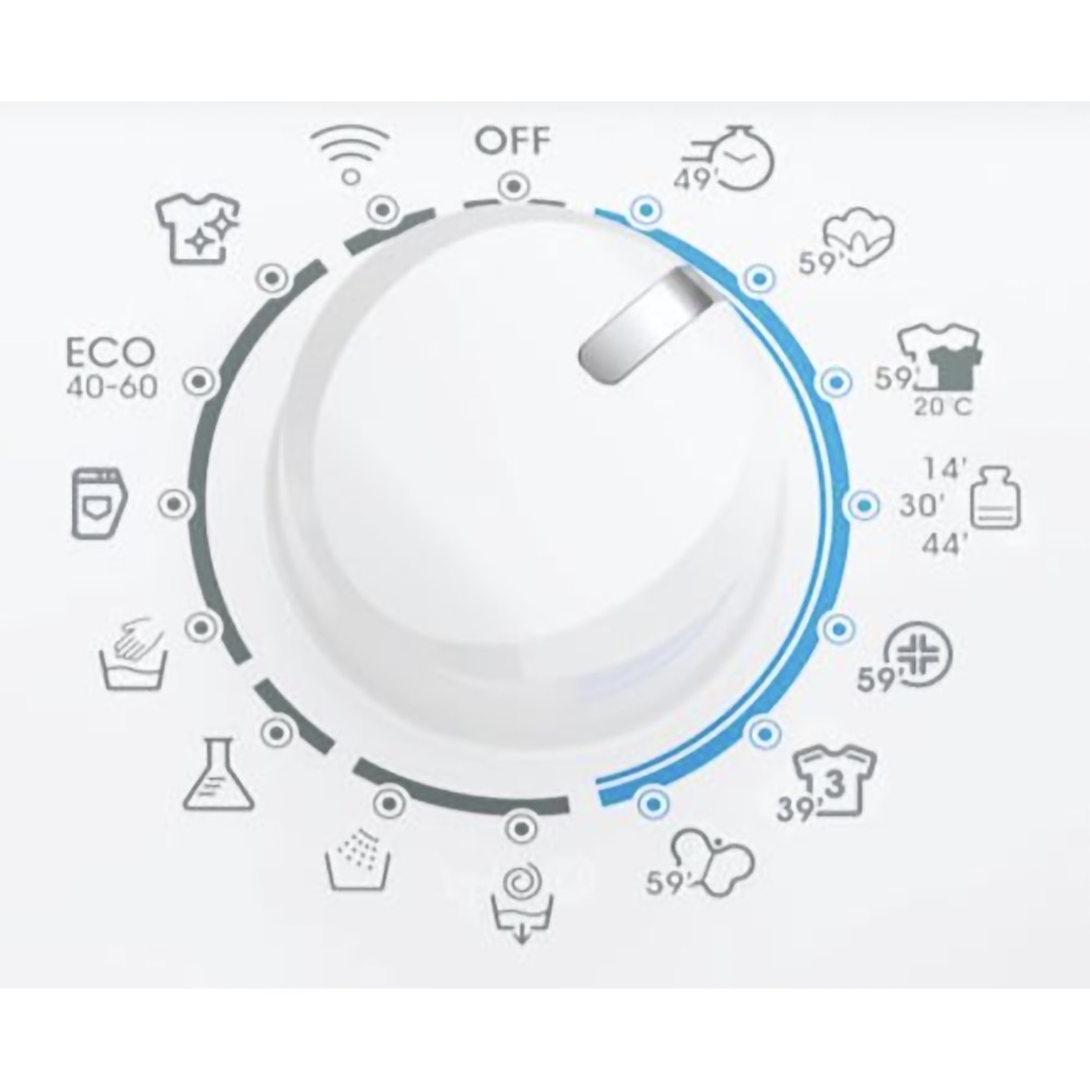 Masina de spalat rufe frontala CANDY CO 4104TWM/1-S, Wi-Fi, 10 kg, 1400rpm, Clasa A, alb