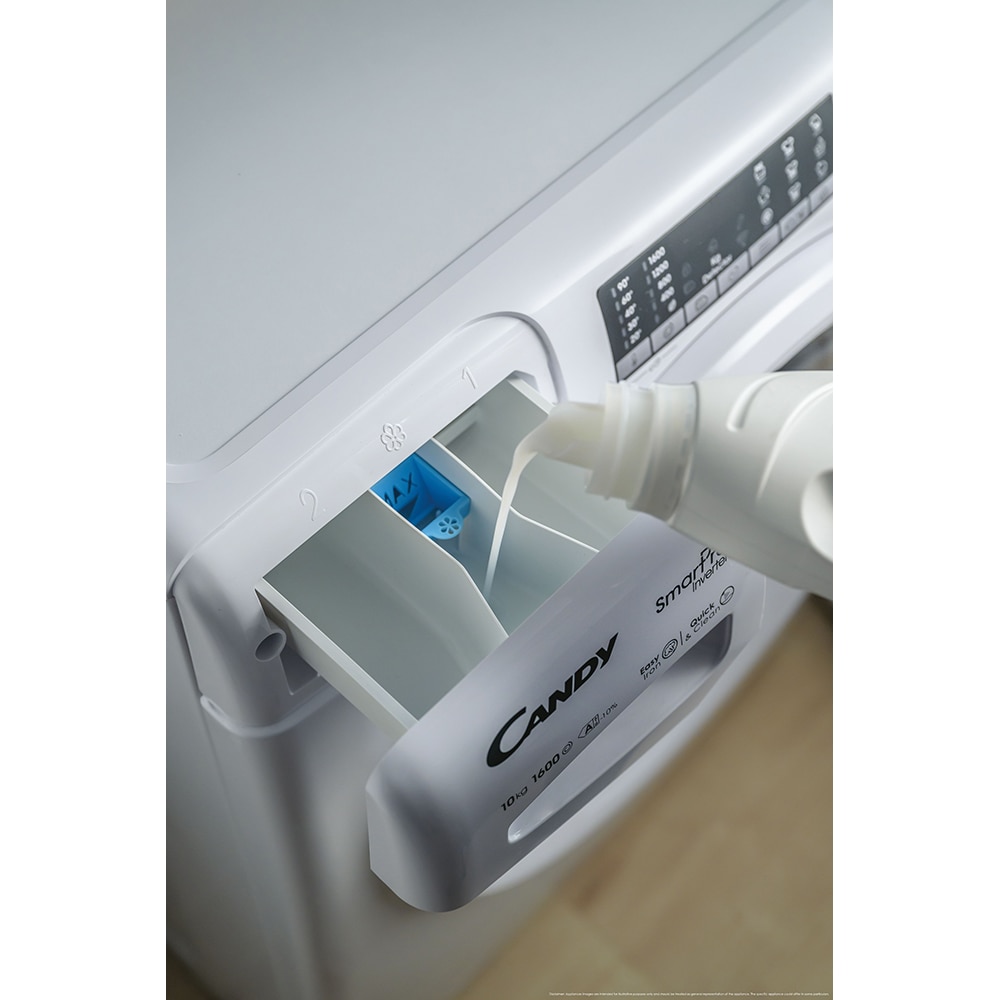 Masina de spalat rufe frontala CANDY CO 4104TWM/1-S, Wi-Fi, 10 kg, 1400rpm, Clasa A, alb