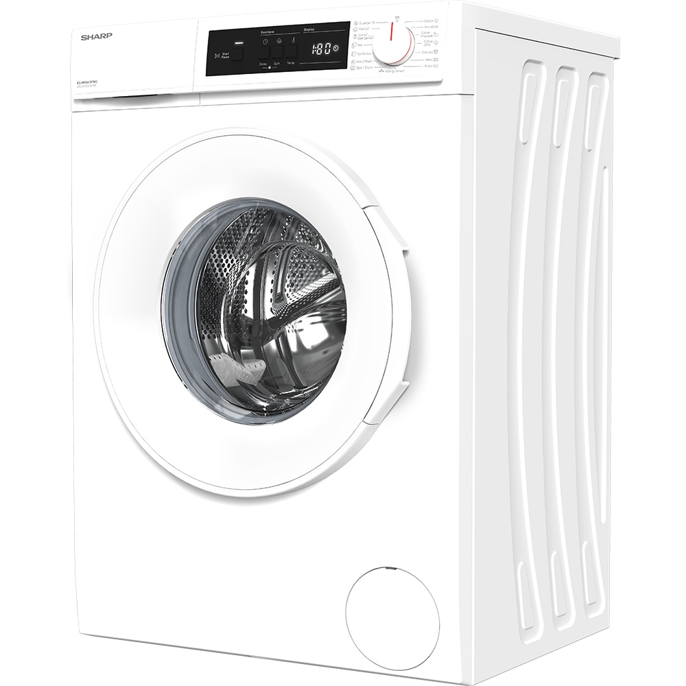 Masina de spalat rufe frontala SHARP ES-NFA6101WC-EE, 6 kg, 1000rpm, Clasa C, alb