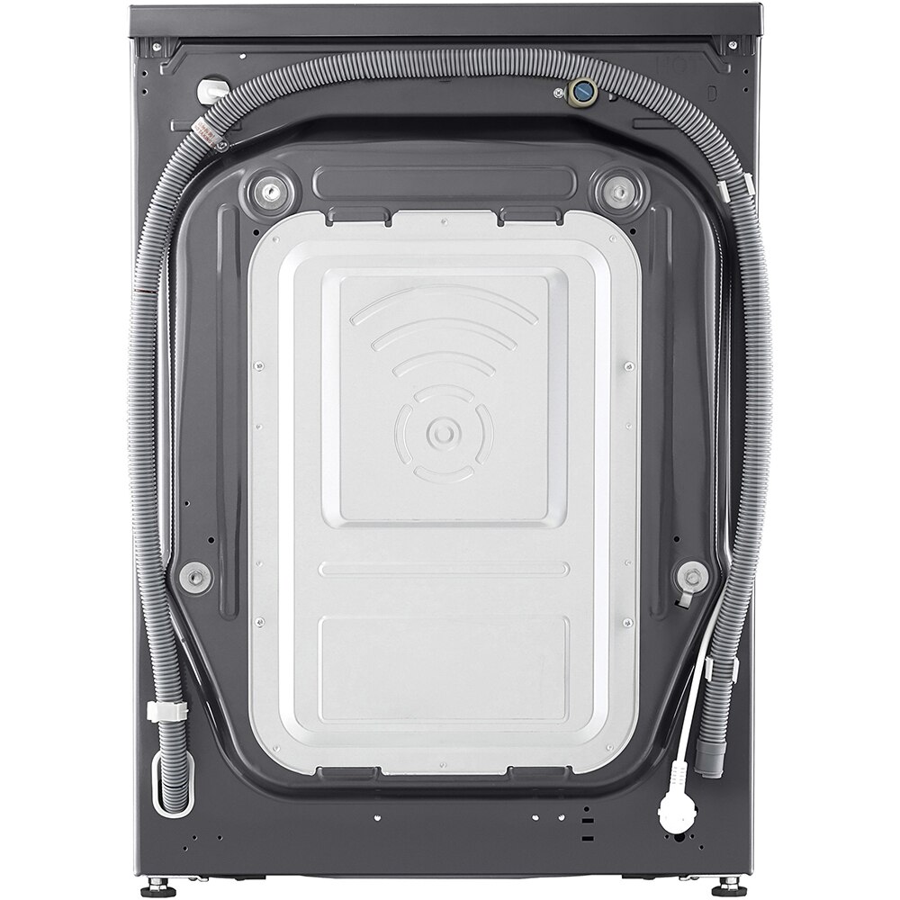 Masina de spalat rufe frontala cu uscator LG F4DR509SBM, Steam, AI DD, 9/6 kg, 1400rpm, Clasa A/D, antracit