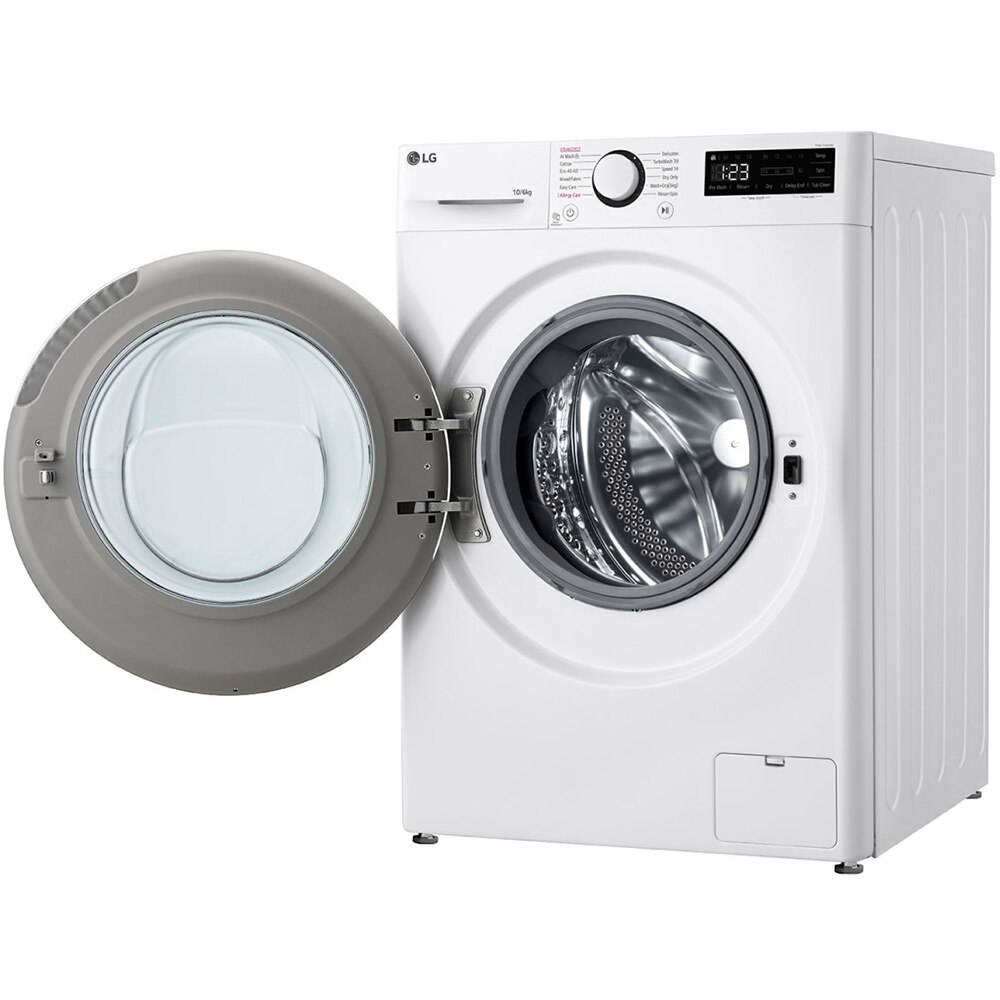 Masina de spalat rufe frontala cu uscator LG F4DR510S0W, Steam, AI DD, 10/6 kg, 1400rpm, Clasa A/D, alb