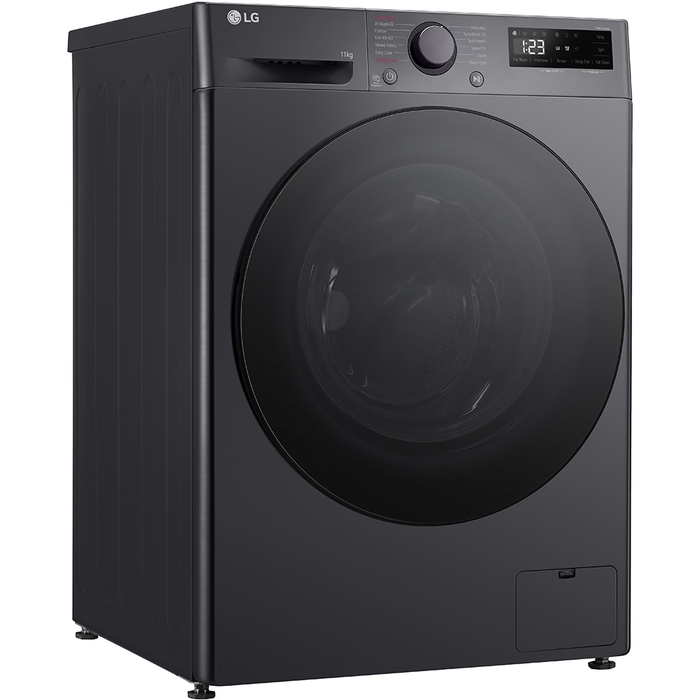 Masina de spalat rufe frontala LG F4WR511S2M, AI Direct Drive, 11 kg, 1400rpm, Clasa A, negru