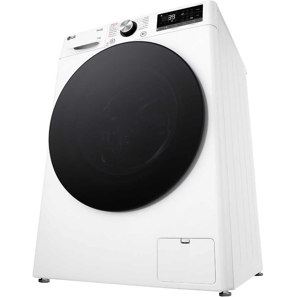 Masina de spalat rufe frontala LG F4WR711S2W, AI Direct Drive, 11 kg, 1400rpm, Clasa A, alb