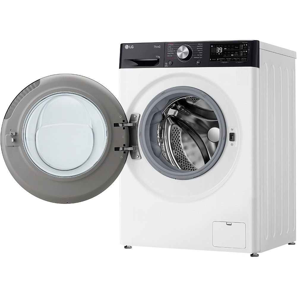 Masina de spalat rufe frontala LG F4WR711S3HA, AI Direct Drive, 11 kg, 1400rpm, Clasa A, alb