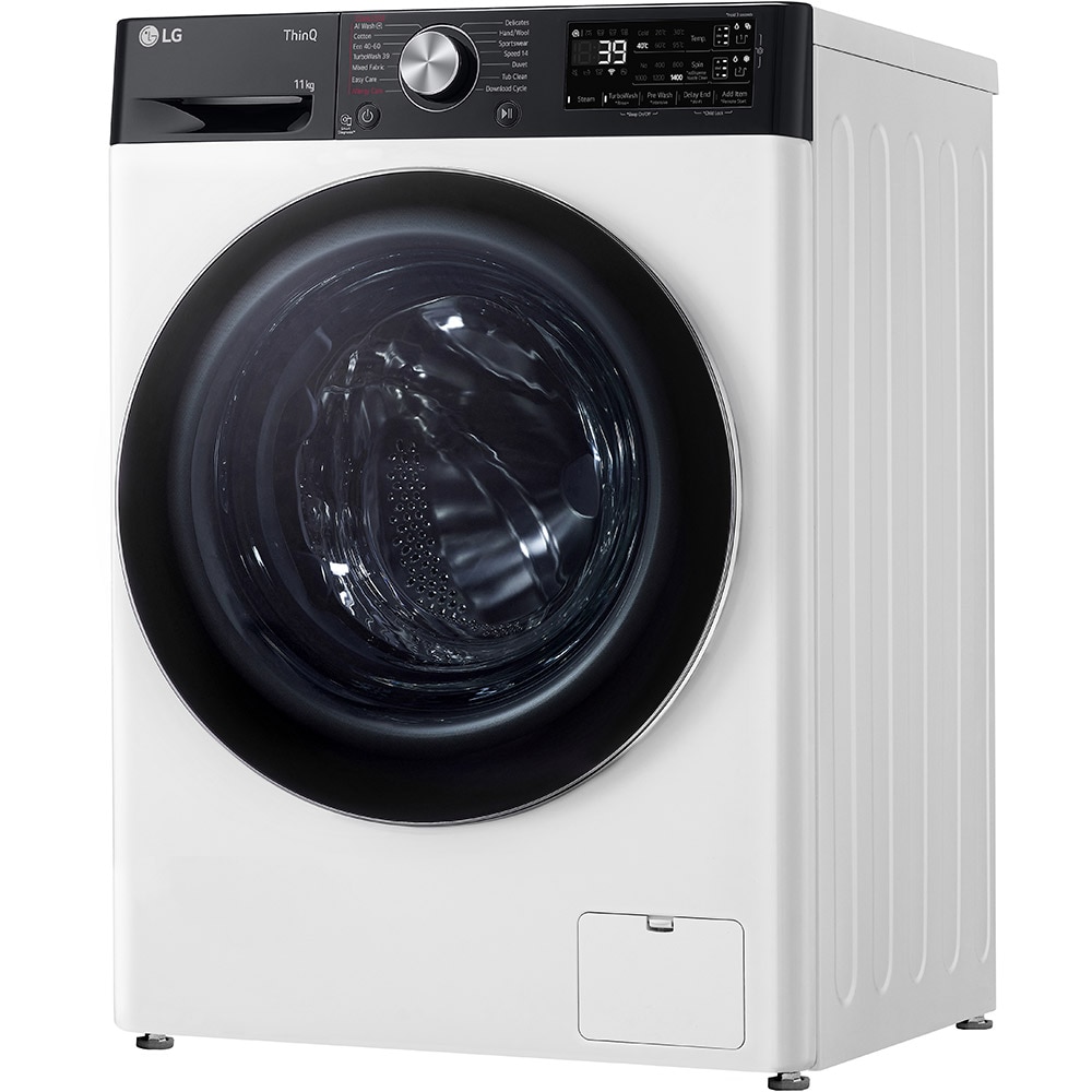 Masina de spalat rufe frontala LG F4WR711S3HA, AI Direct Drive, 11 kg, 1400rpm, Clasa A, alb