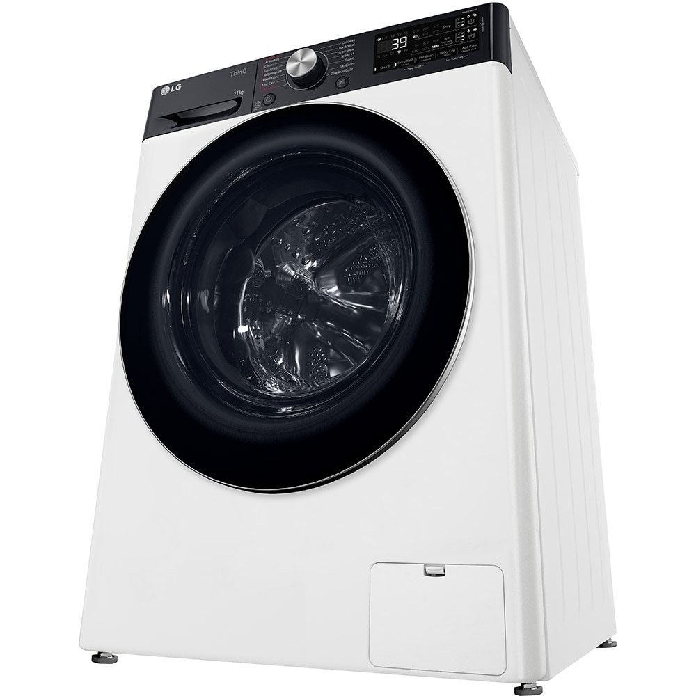 Masina de spalat rufe frontala LG F4WR711S3HA, AI Direct Drive, 11 kg, 1400rpm, Clasa A, alb
