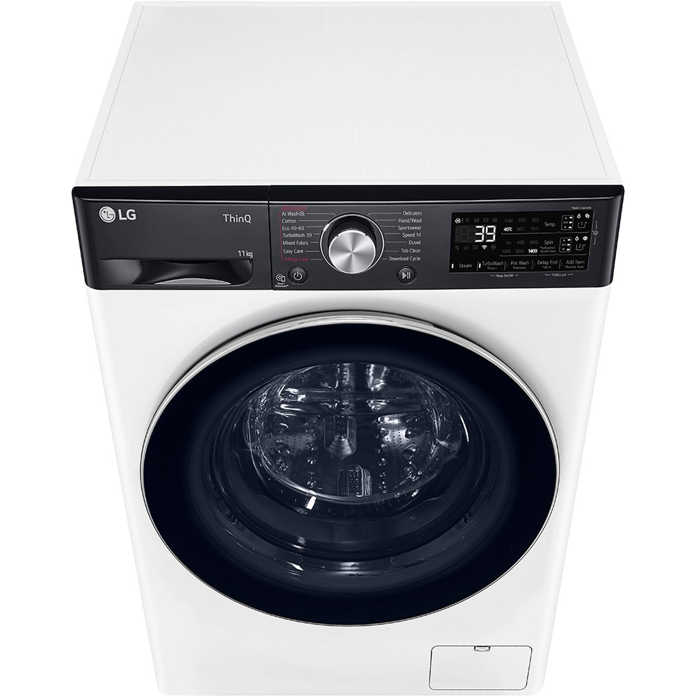 Masina de spalat rufe frontala LG F4WR711S3HA, AI Direct Drive, 11 kg, 1400rpm, Clasa A, alb