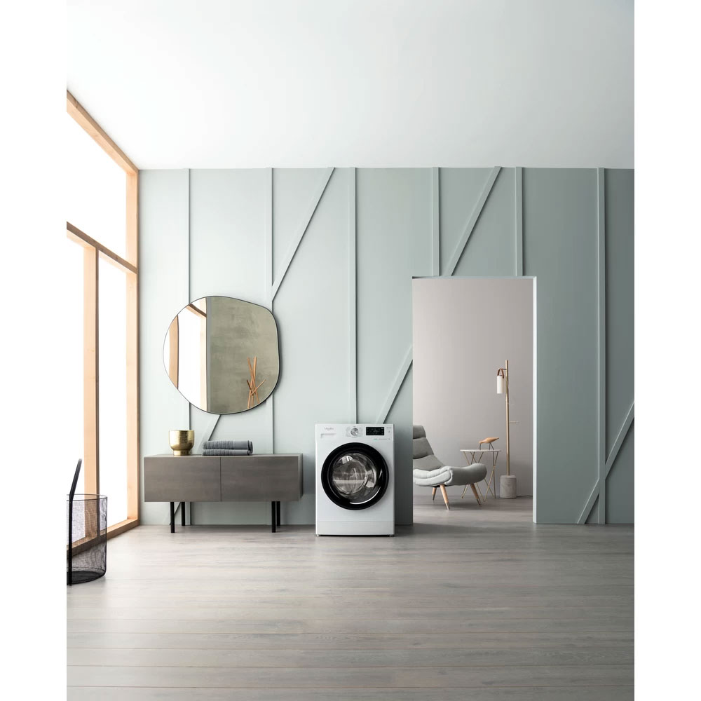 Masina de spalat rufe frontala WHIRLPOOL FFB 7259 BV EE, Steam, 6th Sense, 7 kg, 1200rpm, Clasa B, alb