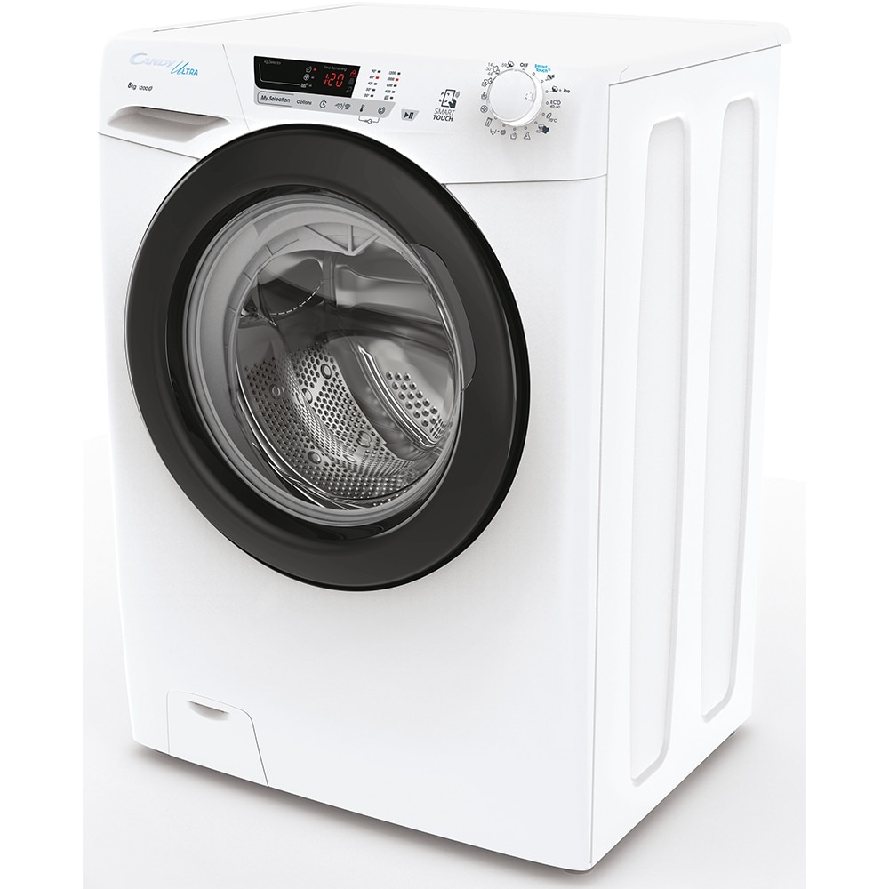 Masina de spalat rufe frontala CANDY HCU1282DWB4/1-S, 8 kg, 1200rpm, Clasa B, alb