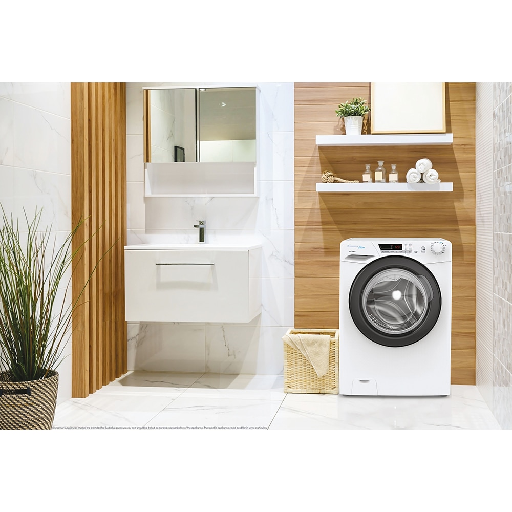 Masina de spalat rufe frontala CANDY HCU1282DWB4/1-S, 8 kg, 1200rpm, Clasa B, alb