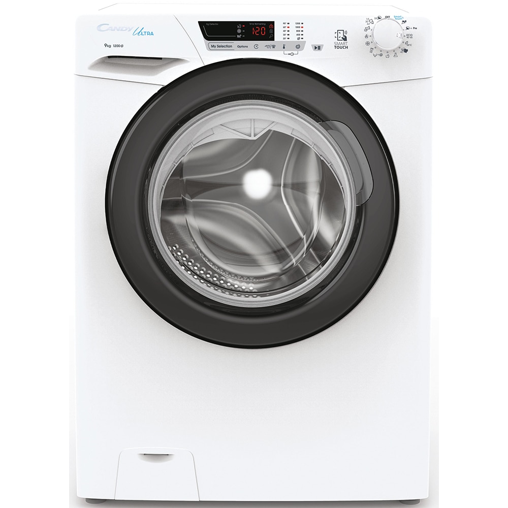 Masina de spalat rufe frontala CANDY HCU1292DWB4/1-S, 9 kg, 1200rpm, Clasa B, alb