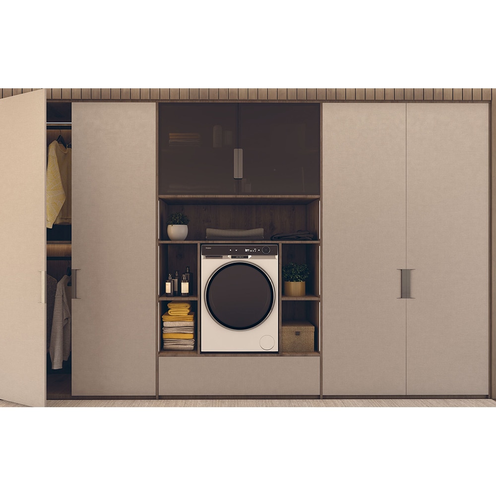 Masina de spalat rufe frontala HAIER HW100-BD14397U1S, Steam, 10 kg, 1400rpm, Clasa A, alb