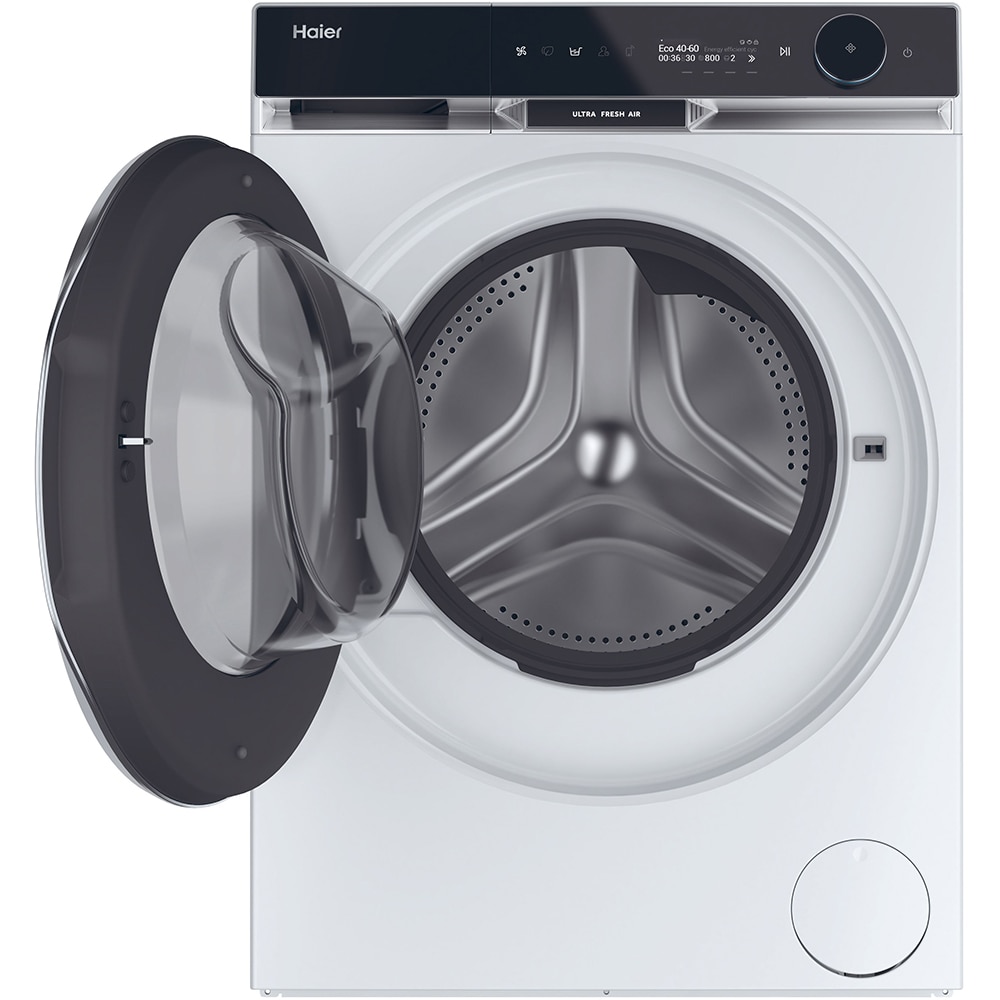 Masina de spalat rufe frontala HAIER HW100-BD14397U1S, Steam, 10 kg, 1400rpm, Clasa A, alb