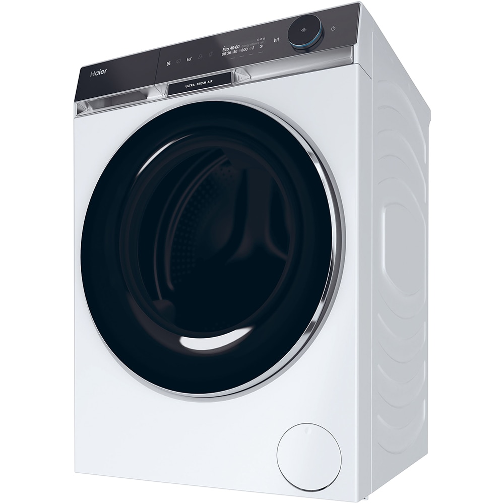 Masina de spalat rufe frontala HAIER HW100-BD14397U1S, Steam, 10 kg, 1400rpm, Clasa A, alb