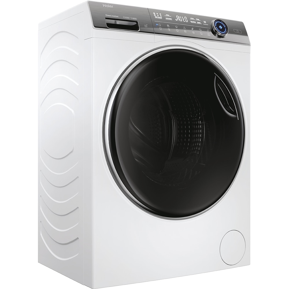 Masina de spalat rufe frontala slim HAIER HW90-B14979TU1, Steam, 9 kg, 1400rpm, Clasa B, alb