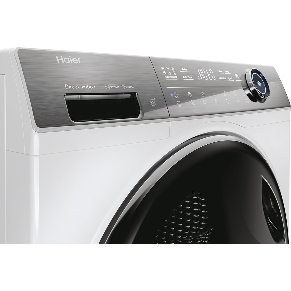 Masina de spalat rufe frontala HAIER HW90G-BD14979, Steam, 9 kg, 1400rpm, Clasa A, alb