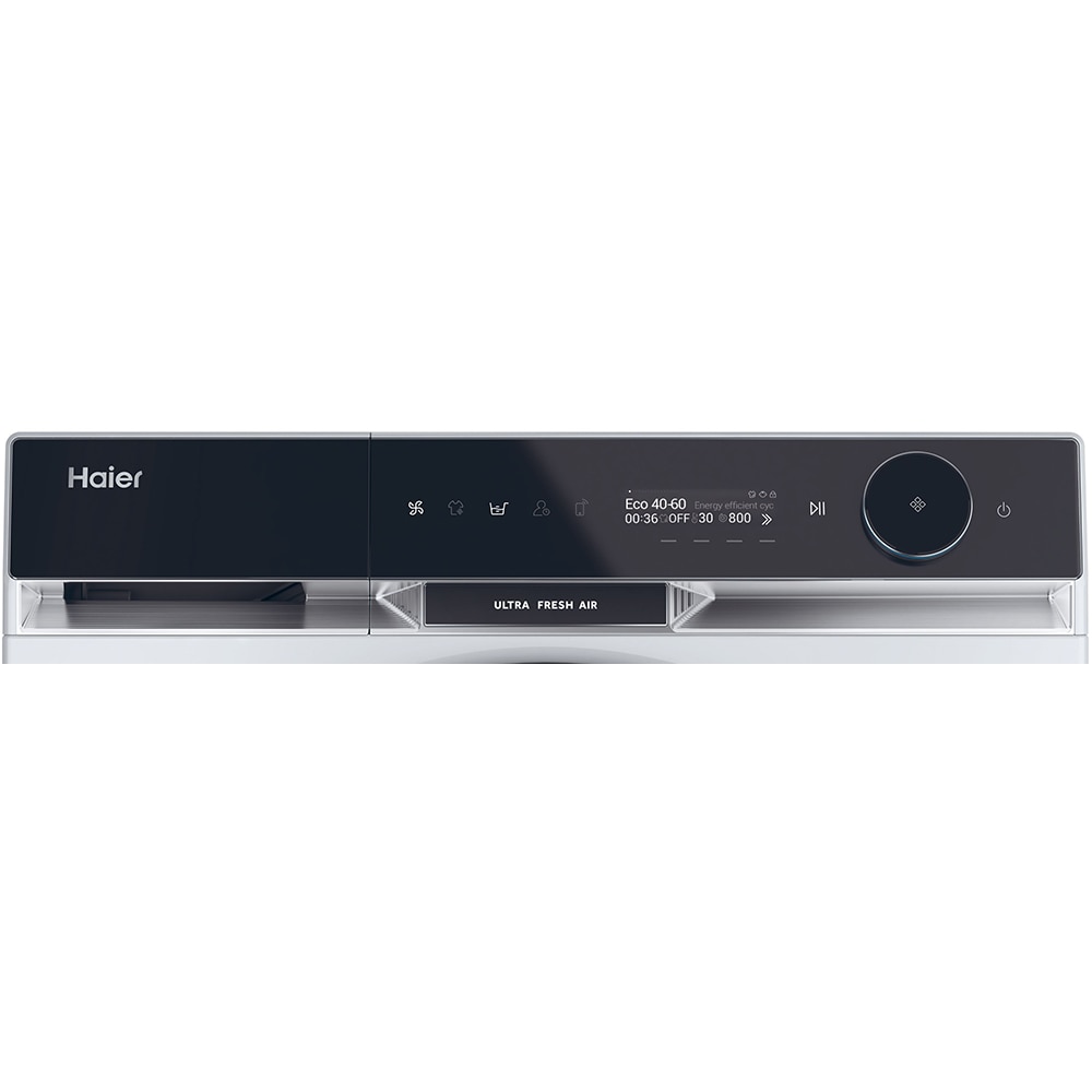 Masina de spalat rufe frontala cu uscator HAIER HWD100-B14397US, Wi-Fi, 10/6 kg, 1400rpm, Clasa A/D, alb