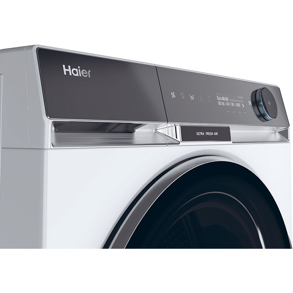 Masina de spalat rufe frontala cu uscator HAIER HWD100-B14397US, Wi-Fi, 10/6 kg, 1400rpm, Clasa A/D, alb