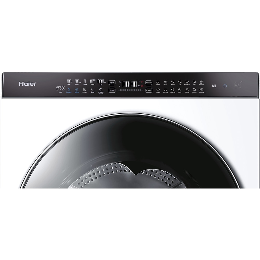 Masina de spalat rufe frontala slim cu uscator HAIER HWD100-BD149U1N, Wi-Fi, 10/6 kg, 1400rpm, Clasa A/D, alb