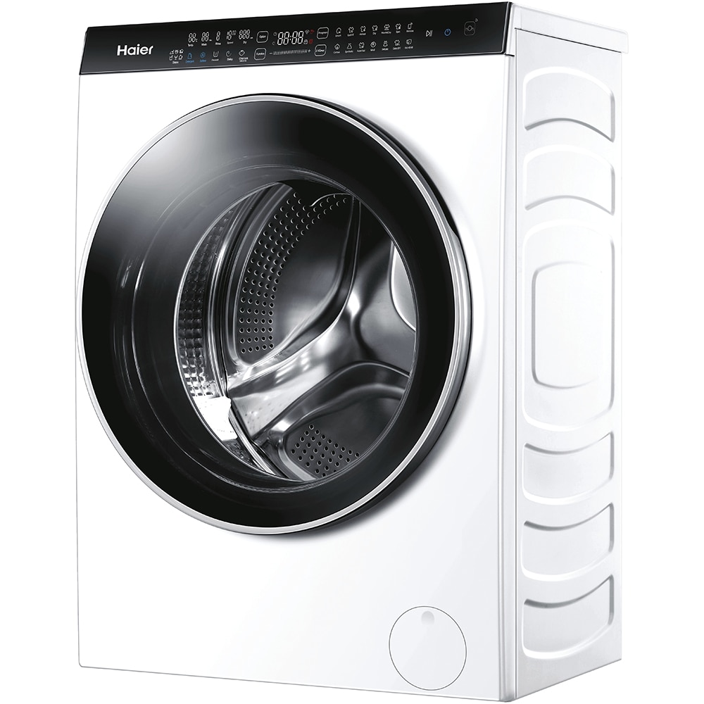 Masina de spalat rufe frontala slim cu uscator HAIER HWD100-BD149U1N, Wi-Fi, 10/6 kg, 1400rpm, Clasa A/D, alb