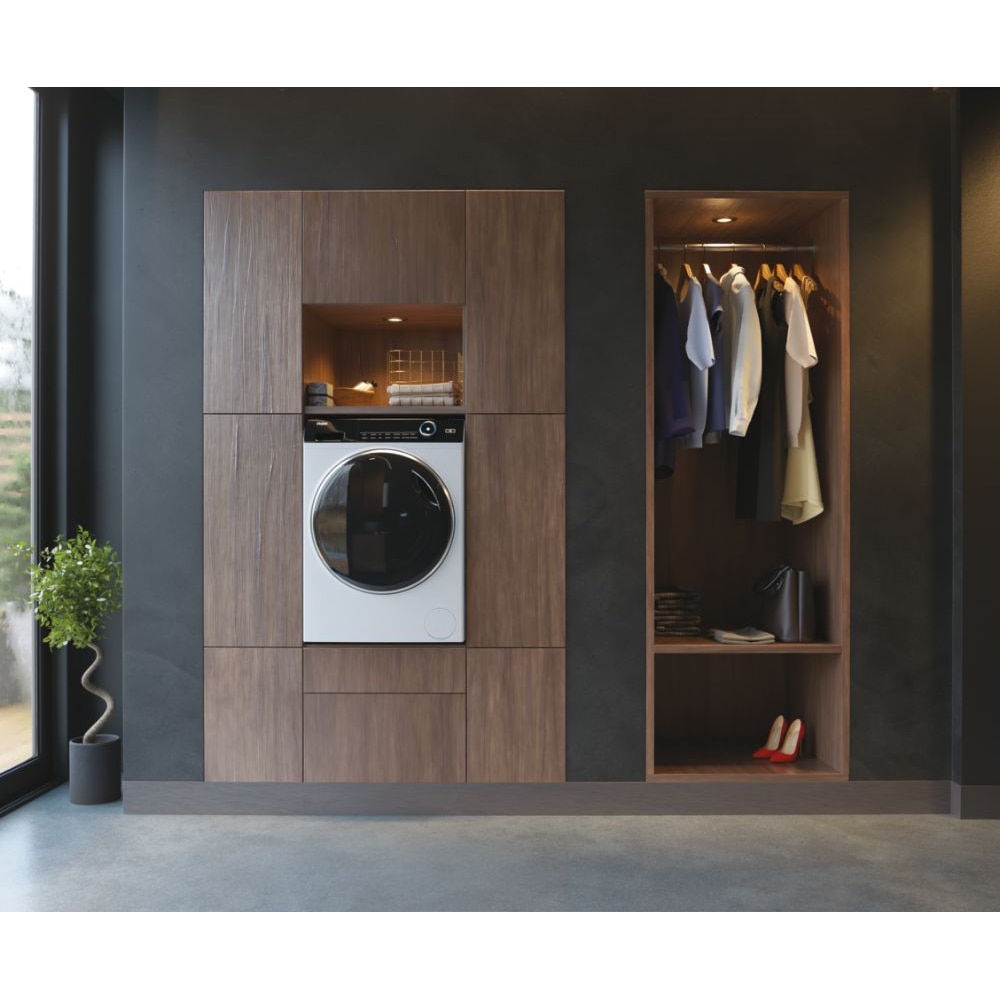 Masina de spalat rufe frontala cu uscator HAIER HWD120-B14979-S, 12/8 kg, 1400rpm, Clasa A/E, alb