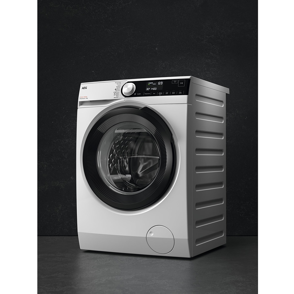 Masina de spalat rufe frontala AEG LFR73844BE, ProSteam, 8 kg, 1400rpm, Clasa A, alb