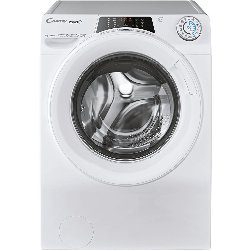 Masina de spalat rufe frontala CANDY RO 1496DWMT/1-S, Steam, 9 kg, 1400 rpm, Clasa A, Wi-Fi, alb