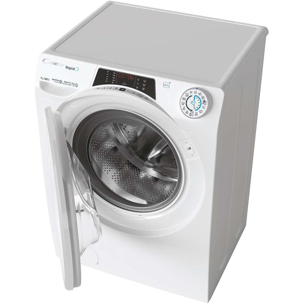 Masina de spalat rufe frontala CANDY RO 1496DWMT/1-S, Steam, 9 kg, 1400 rpm, Clasa A, Wi-Fi, alb