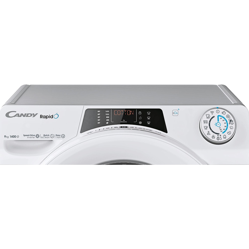 Masina de spalat rufe frontala CANDY RO 1496DWMT/1-S, Steam, 9 kg, 1400 rpm, Clasa A, Wi-Fi, alb