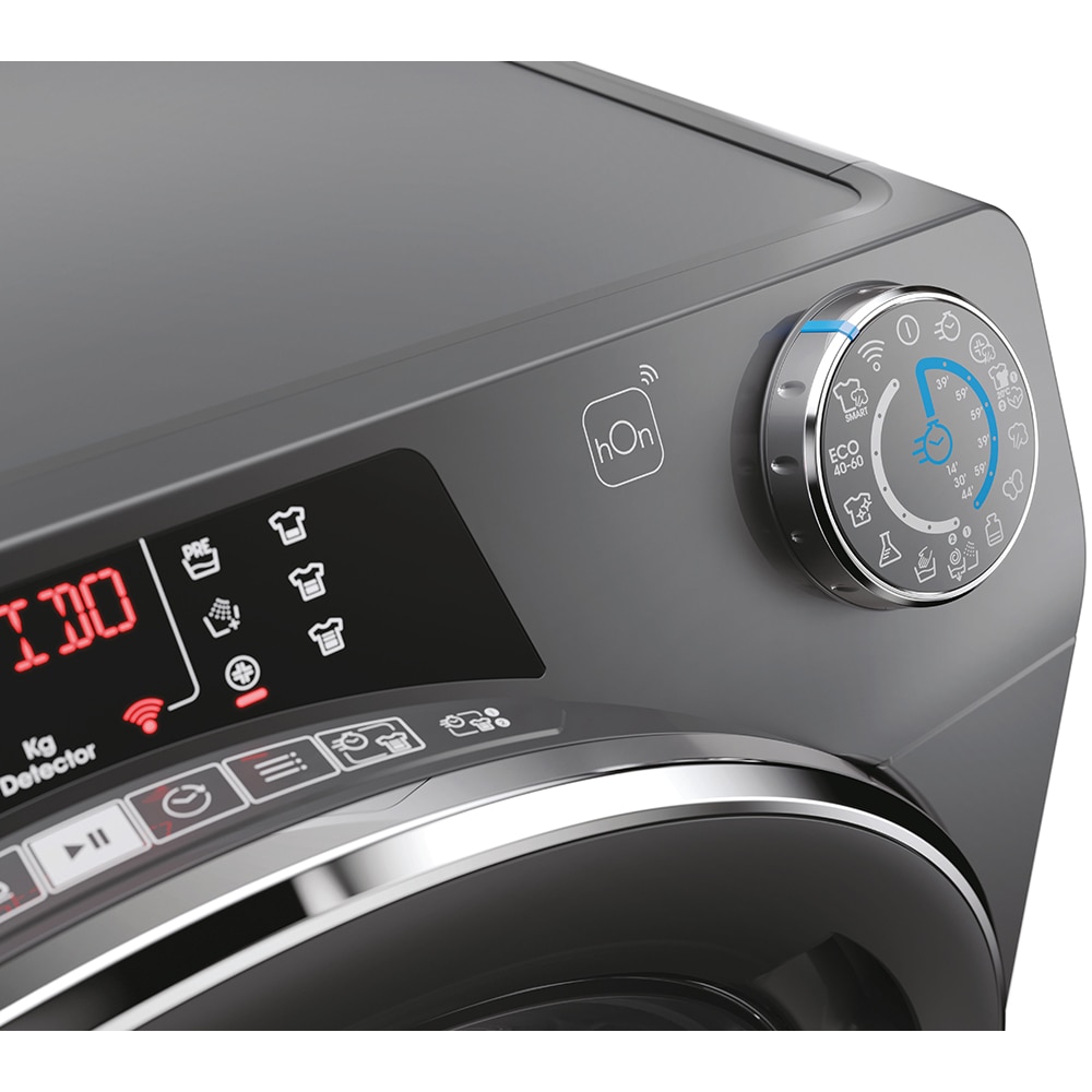 Masina de spalat rufe frontala slim CANDY RO41276DWMCRT-S, Steam, 7 kg, 1200rpm, Clasa A, Wi-Fi, antracit