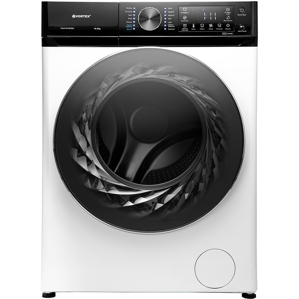 Masina de spalat rufe frontala VORTEX VMA1014D02S, 10 kg, 1400rpm, Clasa A, alb
