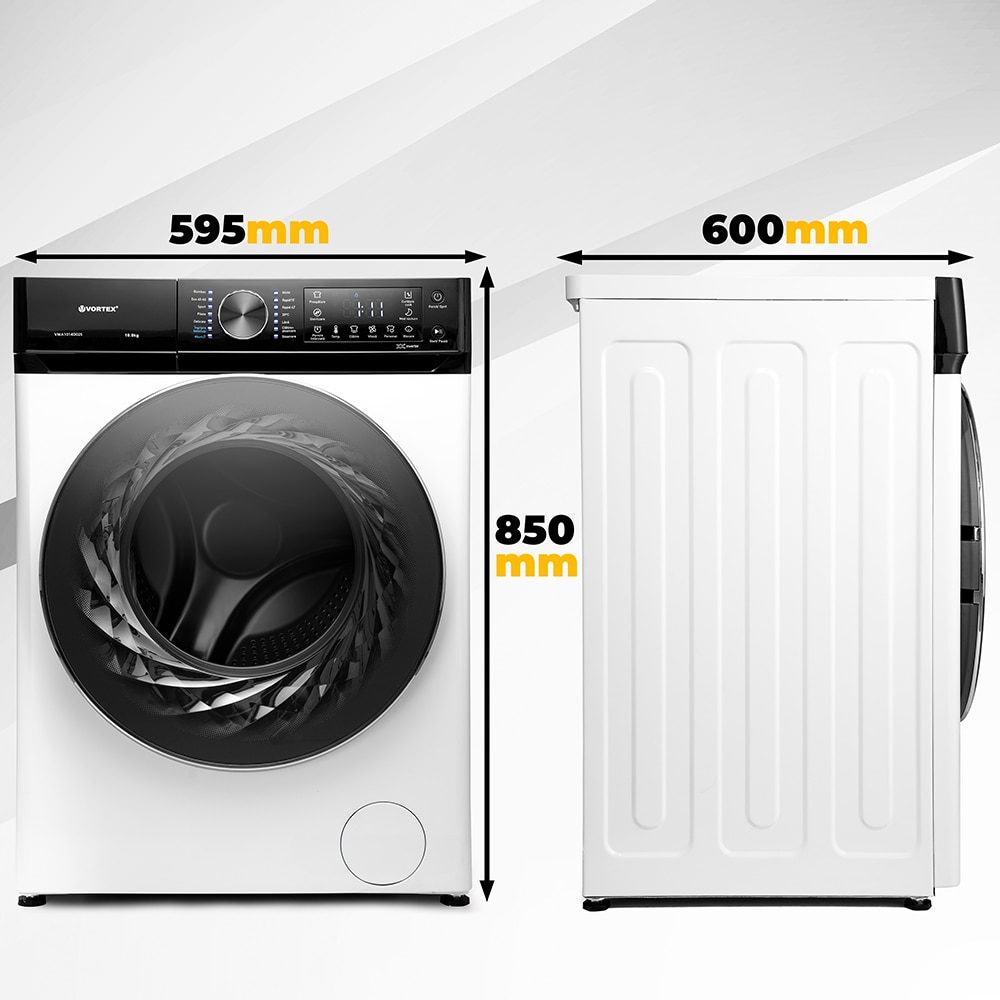 Masina de spalat rufe frontala VORTEX VMA1014D02S, 10 kg, 1400rpm, Clasa A, alb