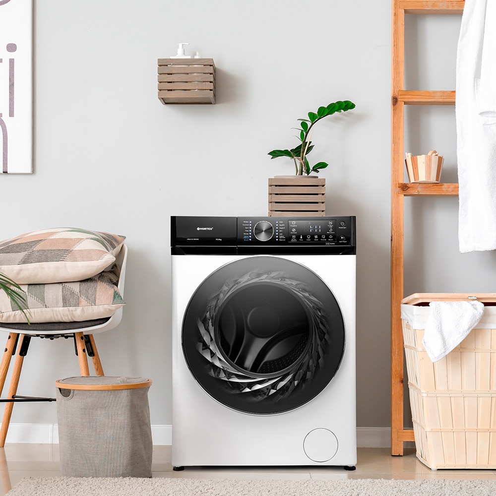 Masina de spalat rufe frontala VORTEX VMA1014D02S, 10 kg, 1400rpm, Clasa A, alb