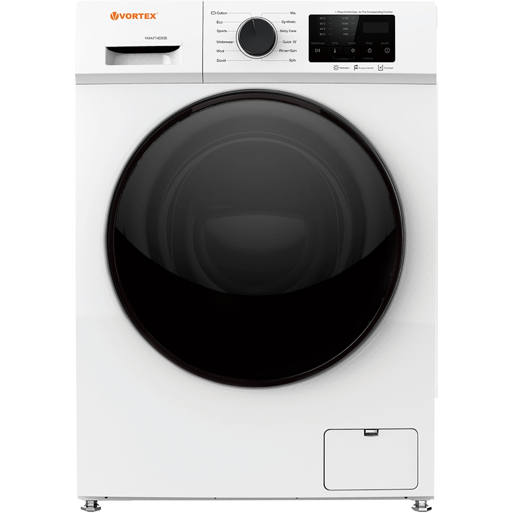 Masina de spalat rufe frontala slim VORTEX VMA714D03S, 7 kg, 1400rpm, Clasa A, alb