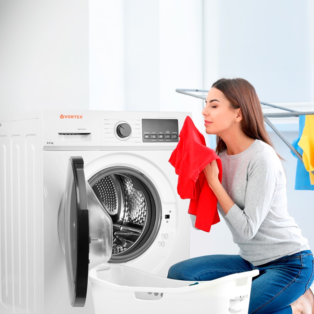 Masina de spalat rufe frontala VORTEX VMA914D02S, 9 kg, 1400rpm, Clasa A, alb
